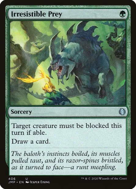 Irresistible Prey, Magic card JMP 406 — Jumpstart set