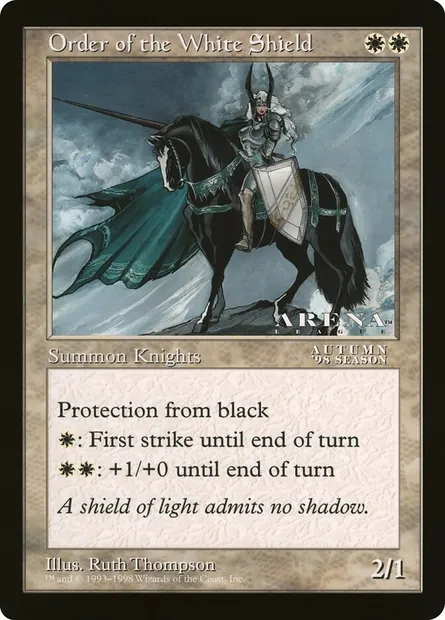 Ordre du bouclier blanc, carte Magic OLEP 61 — extension Oversized League Prizes