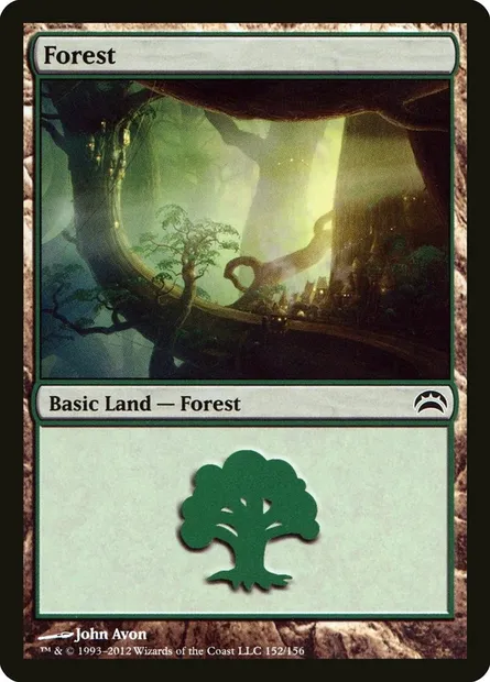 Forest, Magic card PC2 152 — Planechase 2012 set