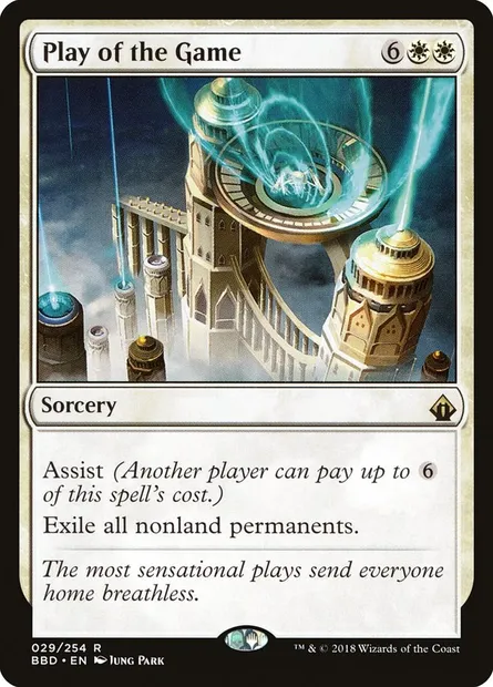 Play of the Game, Magic card BBD 29 — Battlebond set