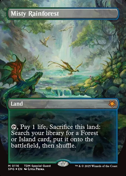 Misty Rainforest, Magic card SPG 116 — Special Guests set