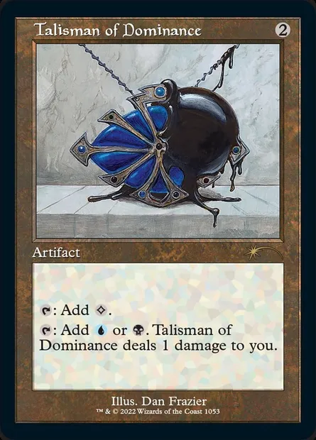 Talisman de dominance, carte Magic SLD 1053 — extension Secret Lair Drop