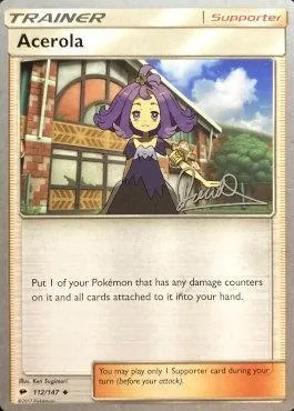Acerola, Pokémon card WCD17 112-2 — World Championship Decks 2017 set
