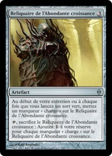 Reliquaire de l'Abondante croissance, carte Magic NPH 152 — extension La Nouvelle Phyrexia