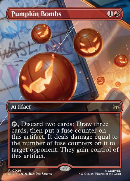 Pumpkin Bombs, Magic card SPE 26 — Marvel's Spider-Man Eternal set