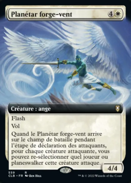 Planétar forge-vent, carte Magic CLB 559 — extension Commander Légendes : la bataille de la Porte de Baldur