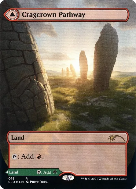 Cragcrown Pathway // Timbercrown Pathway, Magic card SLU 16 — Secret Lair: Ultimate Edition set