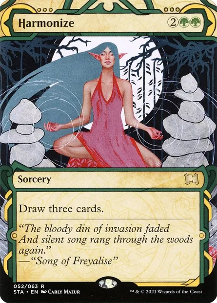 Harmonize, Magic card STA 52 — Strixhaven Mystical Archive set
