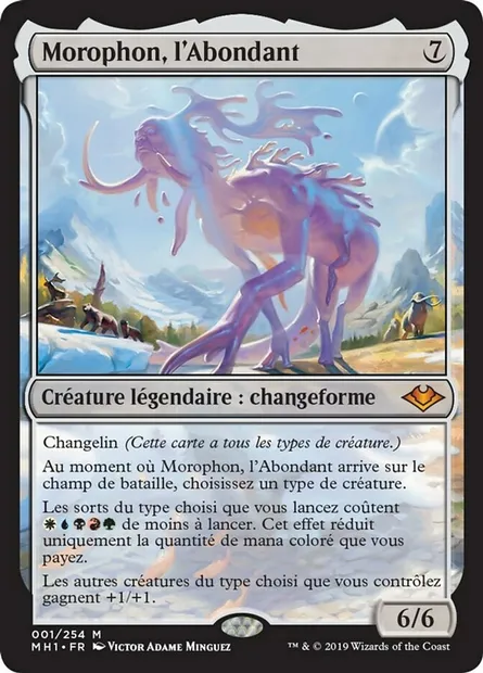 Morophon, l'Abondant, carte Magic MH1 1 — extension Horizons du Modern