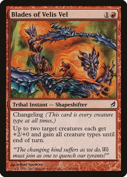 Blades of Velis Vel, Magic card LRW 152 — Lorwyn set