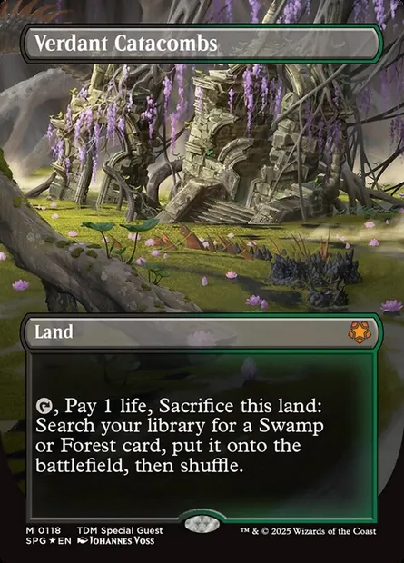 Verdant Catacombs, Magic card SPG 118 — Special Guests set