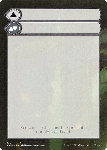 Double-Faced Substitute Card, Magic card SKHM 1 — Kaldheim Substitute Cards set