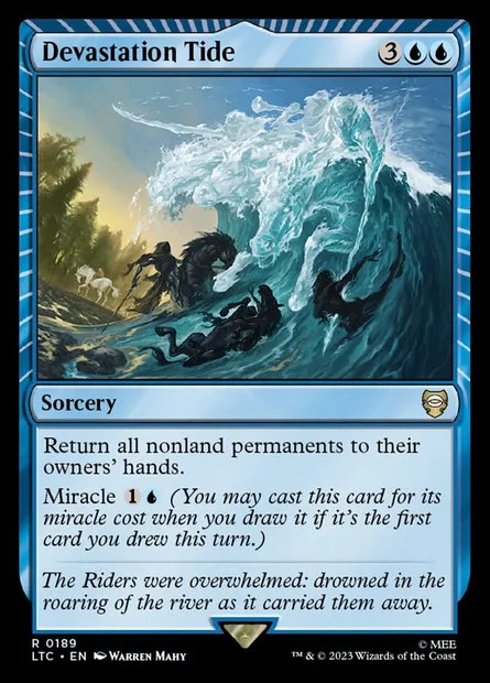 Devastation Tide, Magic card LTC 189 — Tales of Middle-earth Commander set