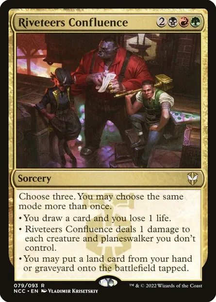 Riveteers Confluence, Magic card NCC 79 — New Capenna Commander set