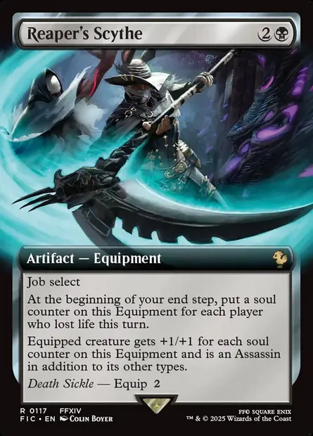 Reaper's Scythe, Magic card FIC 117 — Final Fantasy Commander set