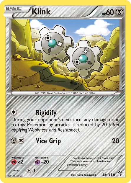 Klink, Pokémon card PLS 88 — Plasma Storm set