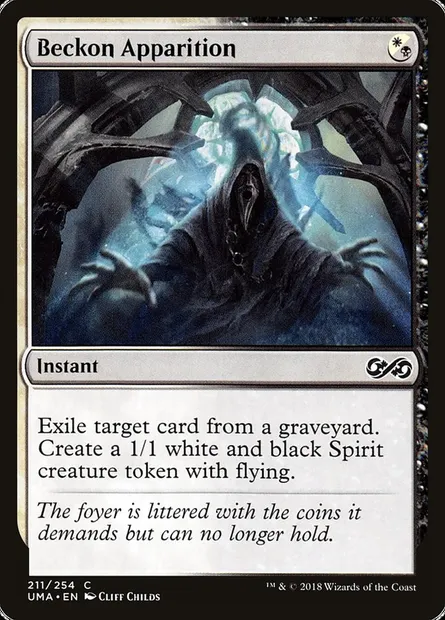 Beckon Apparition, Magic card UMA 211 — Ultimate Masters set