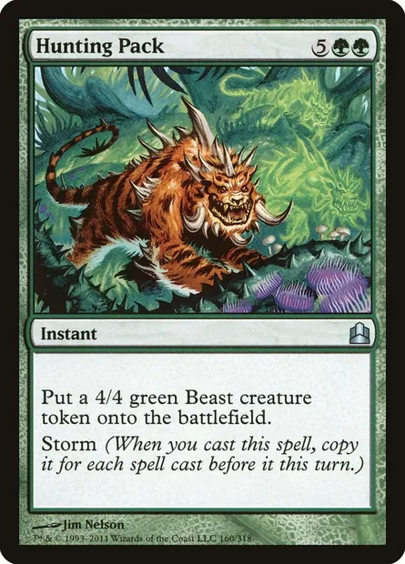 Hunting Pack, Magic card CMD 160 — Commander 2011 set