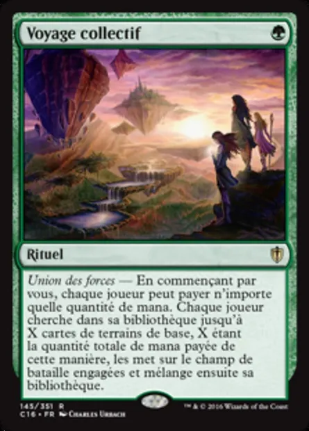 Voyage collectif, carte Magic C16 145 — extension Commander 2016