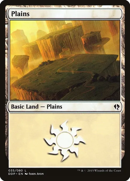 Plains, Magic card DDP 35 — Duel Decks: Zendikar vs. Eldrazi set