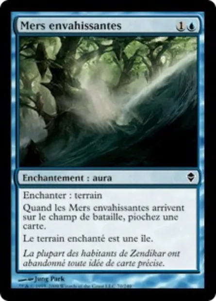 Mers envahissantes, carte Magic ZEN 70 — extension Zendikar
