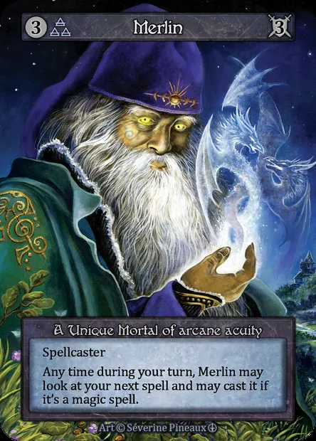 Merlin, Sorcery card ATH 042 — Arthurian Legends set