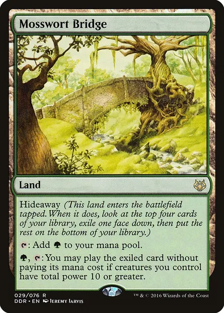 Mosswort Bridge, Magic card DDR 29 — Duel Decks: Nissa vs. Ob Nixilis set