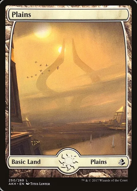 Plains, Magic card AKH 250 — Amonkhet set