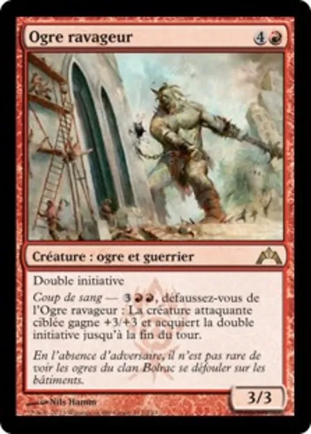 Ogre ravageur, carte Magic GTC 112 — extension Insurrection