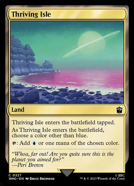 Thriving Isle, Magic card WHO 327 — Doctor Who set
