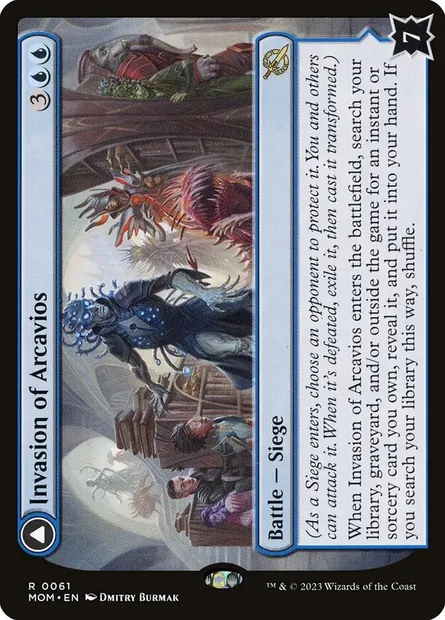Invasion of Arcavios // Invocation of the Founders, Magic card MOM 61 — March of the Machine set