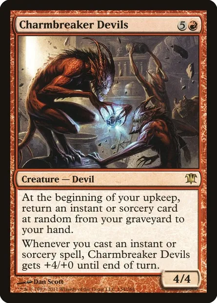 Charmbreaker Devils, Magic card ISD 134 — Innistrad set