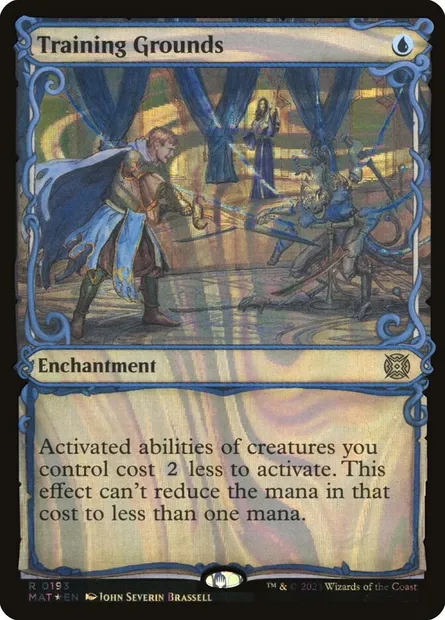 Training Grounds, Magic card MAT 193 — March of the Machine: The Aftermath set