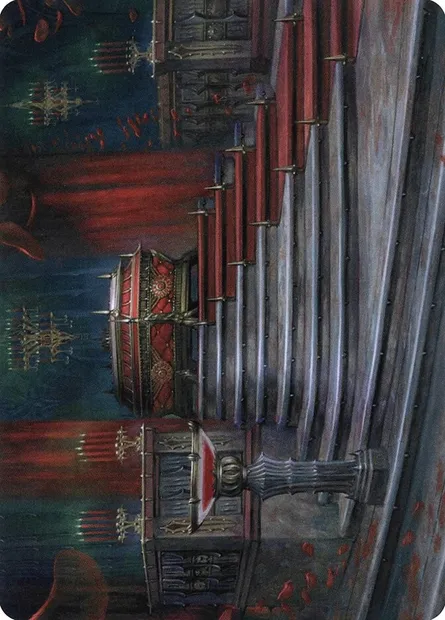 Edgar Markov's Coffin // Edgar Markov's Coffin, Magic card AVOW 60 — Crimson Vow Art Series set