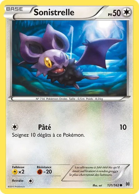 Sonistrelle, carte Pokémon BKT 131 — extension Impulsion Turbo