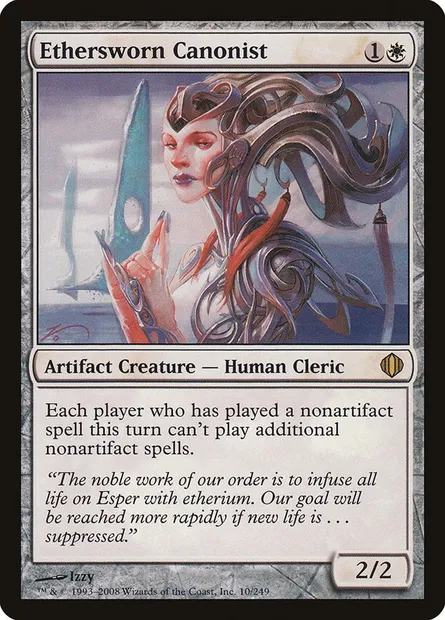 Ethersworn Canonist, Magic card ALA 10 — Shards of Alara set