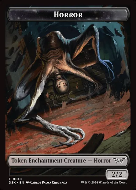 Horror, carte Magic TDSK 10 — extension Duskmourn: House of Horror Tokens