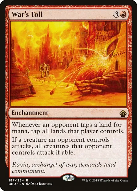 War's Toll, Magic card BBD 187 — Battlebond set
