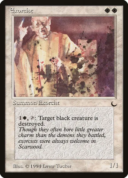 Exorcist, Magic card DRK 6 — The Dark set