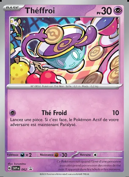 Théffroi, carte Pokémon PR-SV 062 — extension SVP Black Star Promos