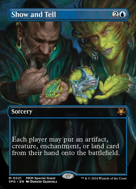 Show and Tell, Magic card SPG 21 — Special Guests set
