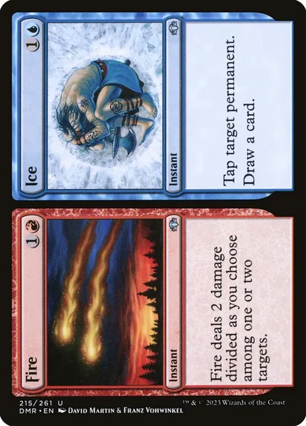 Fire // Ice, Magic card DMR 215 — Dominaria Remastered set