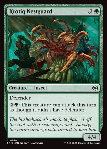 Krotiq Nestguard, Magic card TDM 148 — Tarkir: Dragonstorm set