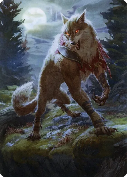 Arlinn, the Moon's Fury // Arlinn, the Moon's Fury, carte Magic AMID 2 — extension Midnight Hunt Art Series