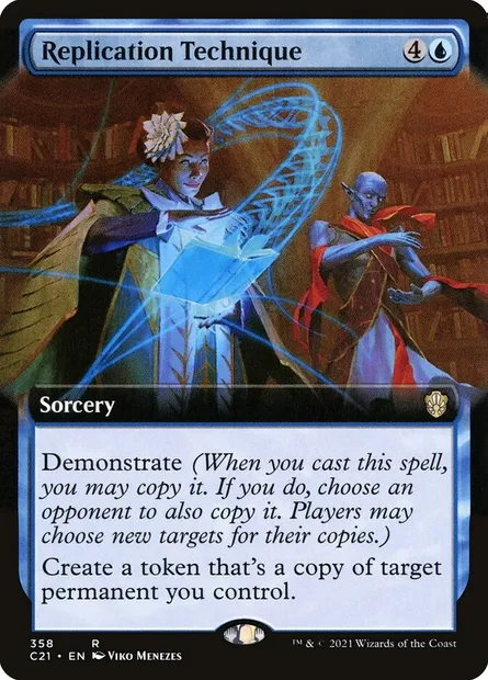 Replication Technique, Magic card C21 358 — Commander 2021 set