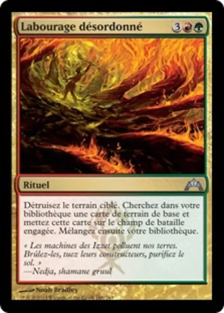 Labourage désordonné, carte Magic GTC 166 — extension Insurrection