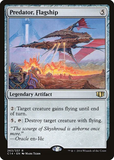 Predator, Flagship, Magic card C14 263 — Commander 2014 set