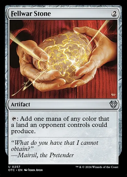 Fellwar Stone, Magic card OTC 257 — Outlaws of Thunder Junction Commander set