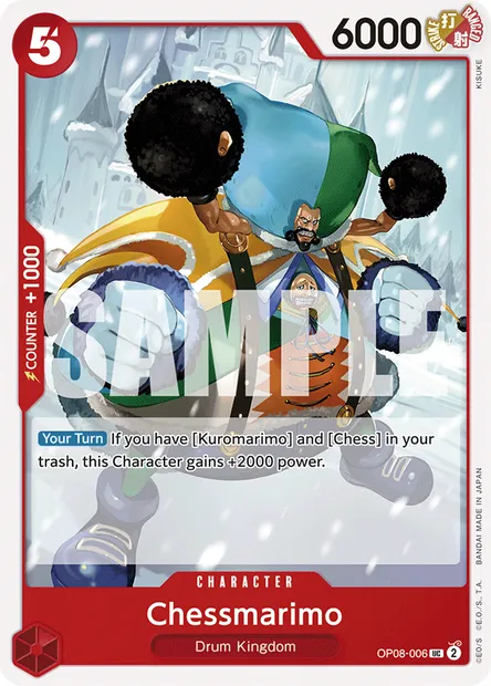 Chessmarimo, carte One Piece OP08-006 — extension TWO LEGENDS