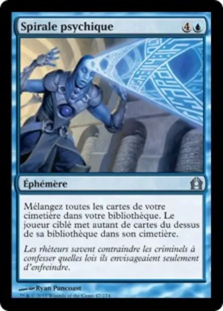 Spirale psychique, carte Magic RTR 47 — extension Retour à Ravnica